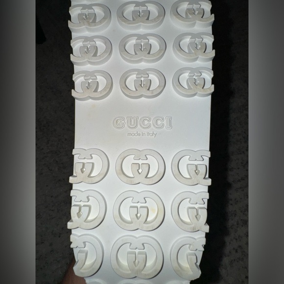 GUCCI Women's GG Print Platform Slide Sandals Off White size 10US/40EU - Picture 14 of 16
